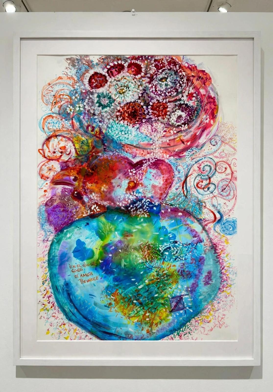 Raíces de Amor — Acuarela y gouache sobre papel, 2026, by Ángela Vera